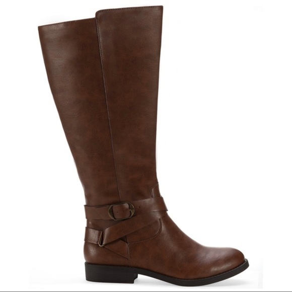 New Style & Co Madixe Riding Boots Brown​ - Picture 2 of 6
